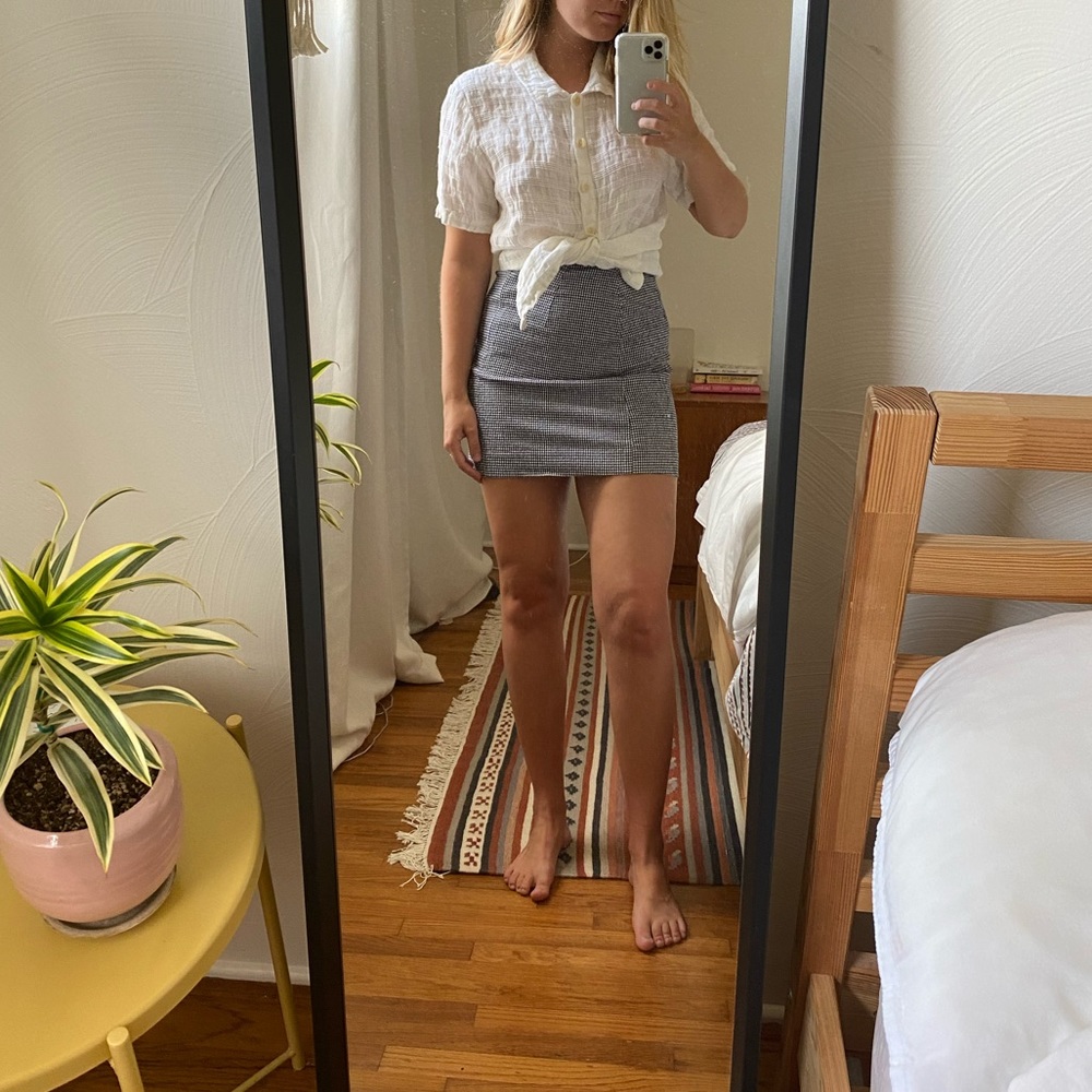 ✨ HOST PICK Vintage Mini Skirt Gingham